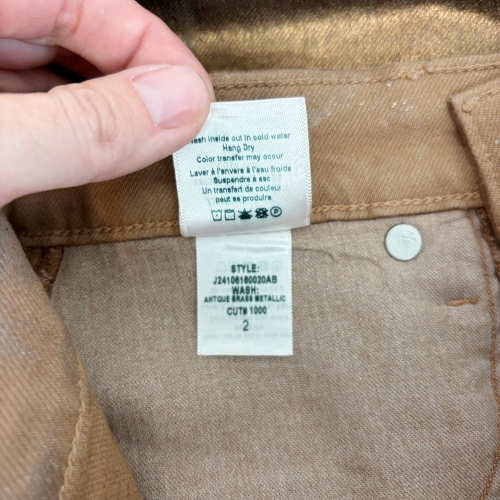 Veronica Beard Victoria Midi Skirt in Antique Brass Size 2 - Picture 13 of 16